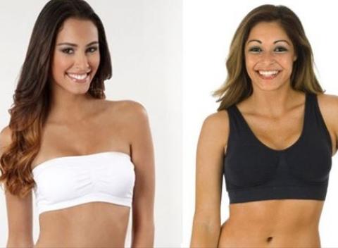 Už žiadne presvitajúce háčiky, ramienka či pokrčená látka. Kúpte si bezšvové podprsenky, na výber z 2 typov, 3 farieb a rôznych veľkostí. 