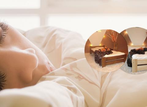 Elegantná posteľ z borovicového masívu, vrátane drevených roštov, kvalitných matracov a úložných zásuviek pod posteľ v 3 rozmeroch.