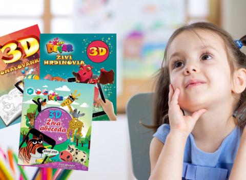 Nechajte deti ožiť hrdinov zo živých omaľovánok! Novinku na trhu detských hračiek, si vaše ratolesti okamžite obľúbia.