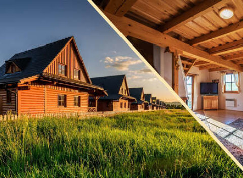 Pobyt v čarovných liptovských dreveniciach s plne zariadenou kuchynkou pre 6 osôb.