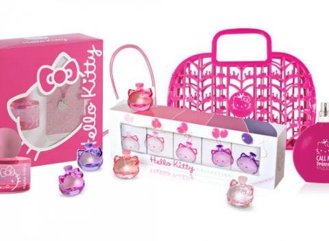 Roztomilá mačička Kitty predstavuje parfémy, ktoré sa nesú v znamení kvetinovej explózie a opantajú tak zmysly nejednej malej dáme.