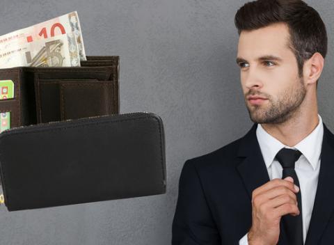 Pánske alebo dámske peňaženky z pravej kože. Peňaženka, má dostatok priehradok na kreditné a debetné karty, priehradku na mince a dokumenty.