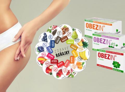 Schudnite zdravo a bez vedľajších účinkov. Nakopnite svoj metabolizmus-ZDRAVÉ RAŇAJKY® s plnou dávkou energie alebo OBEZIN® doplnok stravy. 