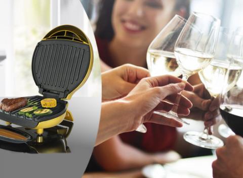 Keramický kompaktný gril na prípravu chutných nízkokalorických jedál bez tuku. Ukážte všetkým, že zdravé jedlo môže byť aj výnimočne chutné.