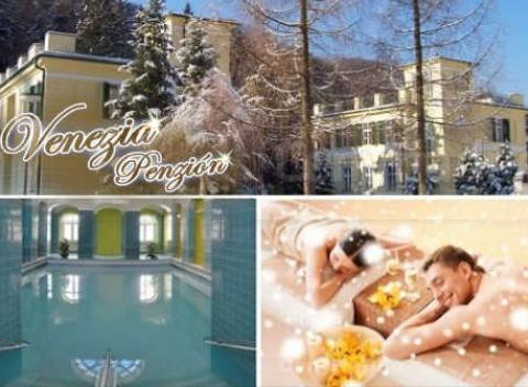 Pobyt v Trenčianskych Tepliciach priamo v malebnom kúpeľnom parku v príjemnom penzióne Venezia s raňajkami a dieťaťom do 5r. zdarma. 
