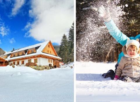 Vôňa dreva, chuť ovčieho syra, praskot v krbe a vŕzganie snehu pod nohami to je tá pravá zima na Liptove s ubytovaním v chate Kožiar.