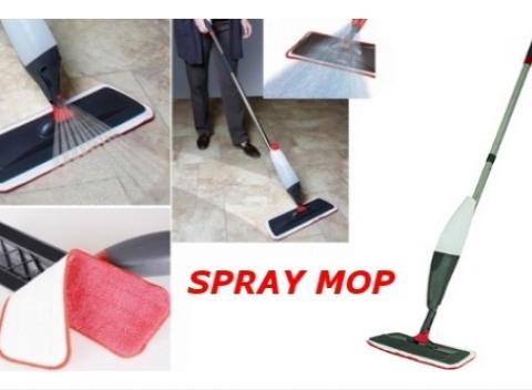 Praktický Spray mop zabezpečuje veľmi ľahké čistenie a tiež maximálne jednoduché a pohodlné udržiavanie rôznych podláh. 