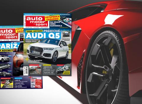 Nechajte sa vlákať do sveta motorov. Predplatné na 12 alebo 6 časopisov Auto motor a šport pre milovníkov automobilov. 