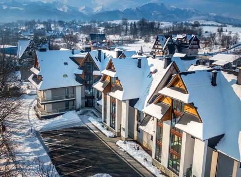 Luxusné apartmány Tatrzańska Ostoja v Zakopanom v blízkosti turistických chodníkov a zjazdoviek.