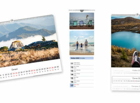 Nástenné ročné, mesačné a plánovacie fotokalendáre z vašich fotografií na rok 2021 (v slovenčine).
