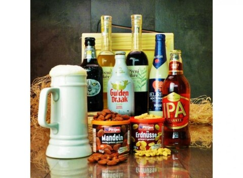 Darčeková pivná debna veľká s páčidlom pre poriadnych chlapov.