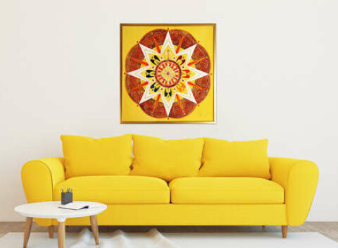 Ručne vytvorená mandala od Ľuba Slejzáka – osobný darček presne na mieru.