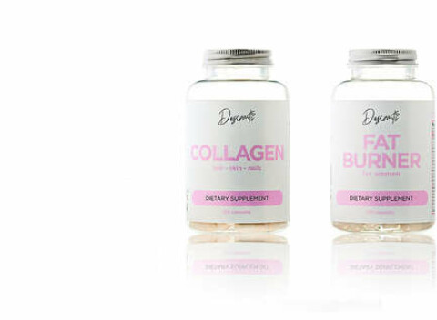 Kolagénové kapsule alebo spaľovač tuku - doplnok k vyváženej strave.