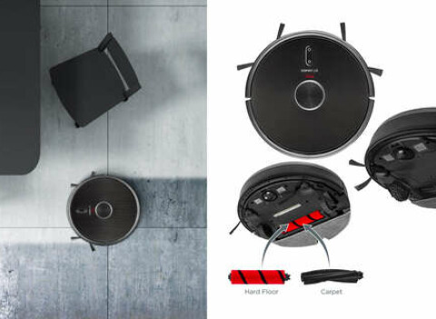 TOP robotický vysávač s mopom 3v1 Concept VR3210 REAL FORCE s extra výkonom, limitovaná ponuka!