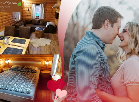 Valentínsky pobyt v útulnej dreveničke pre dve až štyri osoby v Liptovskom Trnovci.