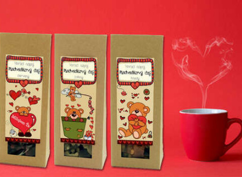 NOVINKA: Srdiečková edícia medvedíkových čajov (7 druhov s rôznymi príchuťami).