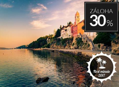 Užite si horúce južanské slnko a azúrové Jadranské more, ktoré vám ponúka chorvátsky ostrov Rab. Pobyt v apartmánoch Villa Pavica****.