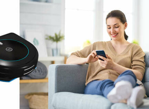 Robotický vysávač 4v1 Hobot LEGEE 669, spojenie robotického vysávača a robotického mopu.