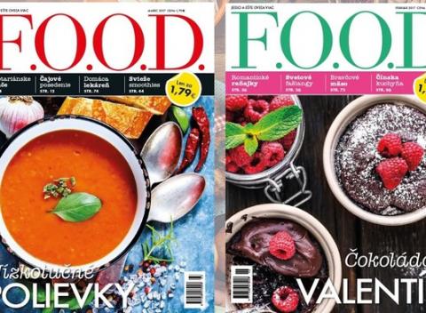 Chutné predplatné časopisu F.O.O.D. na celý rok. Praktický spoločník pre každého, kto miluje jedlo vo všetkých jeho podobách.