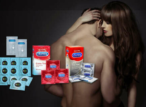 Kondómy DUREX a PASANTE (42 - 100 ks) + k niektorým hracie karty DUREX zdarma.