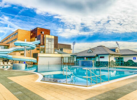 Pobyt priamo v areáli AquaCity Poprad v Hoteli Riverside *** so vstupom do termálov + polpenzia.