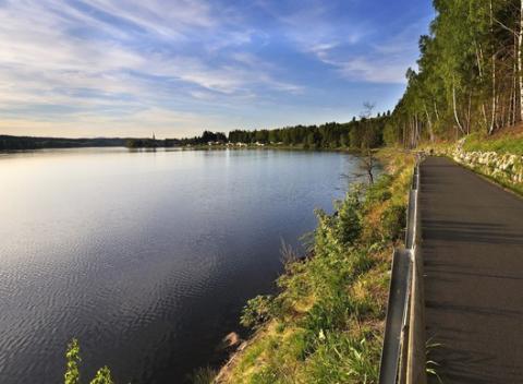 Letná dovolenka uprostred prírody len pár metrov od pláže pri vodnej priehrade Lipno s ubytovaním a polpenziou v Hoteli Swing***.