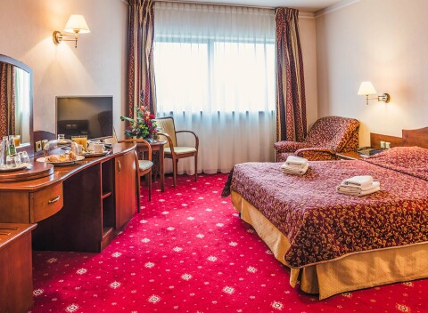 Hotel Sympozjum & SPA **** s raňajkami formou bufetu a odpočinkom v saune + dieťa zdarma.