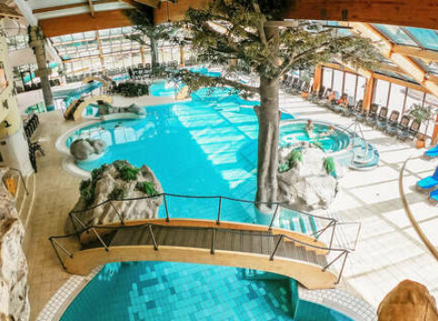 Obľúbený 4* Bohinj Eco Hotel s voľným vstupom do vlastného aquaparku (extra dlhá platnosť).