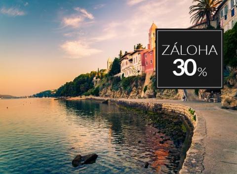 Dovolenka v Chorvátsku na ostrove Rab s ubytovaním v apartmánoch Villa Mare**** priamo pri pláži. 
