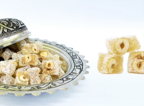 Turecké bezlepkové želé vyrobené na Slovensku. Rôzne príchute a farebné prevedenia.