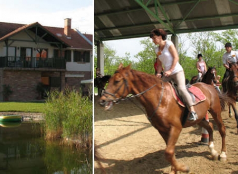 Rodinný pobyt pre milovníkov koní a prírody neďaleko Budapešti v Lovas Zugoly Country House. 