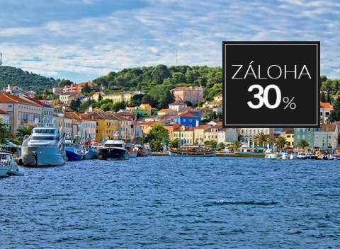 Chorvátska pohoda v 4* boutique hoteli na ostrove Lošinj, ubytovanie v izbách v stredomorskom štýle.