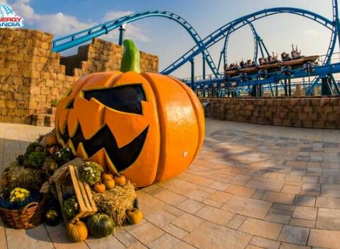 Halloweenske zľavy v zábavnom parku ENERGYLANDIA s voľným vstupom na 106 atrakcií.