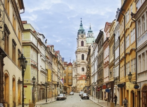 Ubytovanie pre dvoch v centre Prahy v hoteli Bílý lev s chutnými raňajkami.