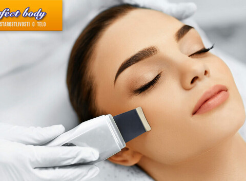 Čistenie pleti ultrazvukovou špachtľou v salóne Perfect Body. Prvý krok ku krásnej pleti!
