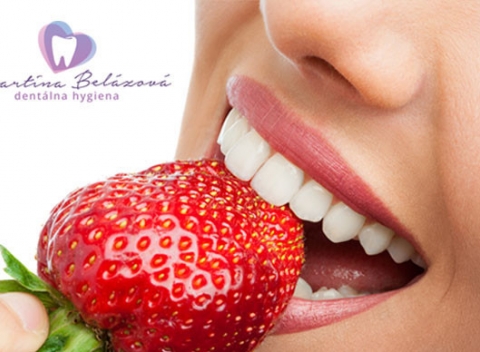 Kompletná dentálna hygiena, odstránenie zubného kameňa, pieskovanie, fluoridácia a inštruktáž.