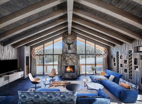 Súkromie, pohoda a príroda v Chalets Jasná Centrum s výhľadmi na panorámu Nízkych Tatier, Chopok.