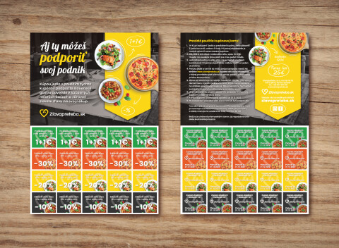 Kupónová karta Martin a okolie - univerzálna karta s množstvom zliav do reštaurácii.