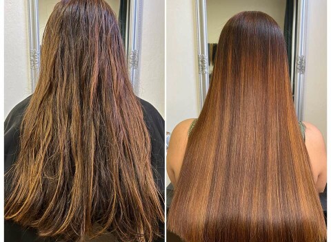 Brazílsky keratín Cocochoco alebo posilňujúca kúra express filler s morským kolagénom.