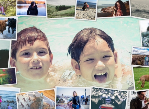 Vyberte si tie najkrajšie fotky z dovolenky a dajte si vyrobiť koláž na plátne.