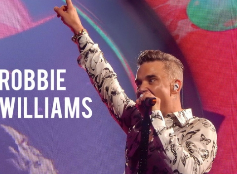 Koncert Robbieho Williamsa naživo priamo pod pódiom vo Viedni – 26.8.2017.