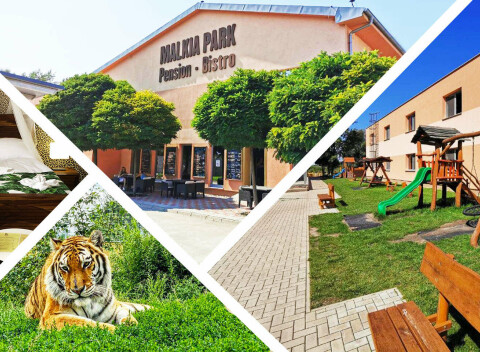 Ubytovanie v blízkosti exotických zvierat v penzióne MALKIA pre 2 až 4 osoby s raňajkami.