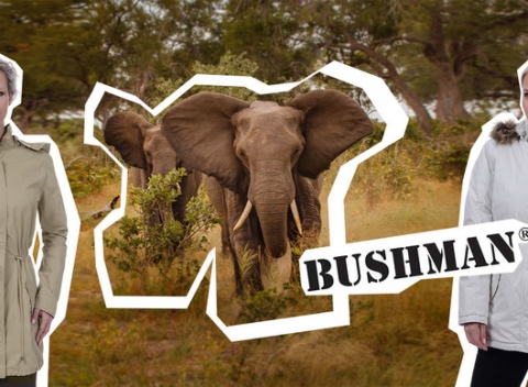 Štýlová dámska bunda značky BUSHMAN v originálnom a premyslenom dizajne.