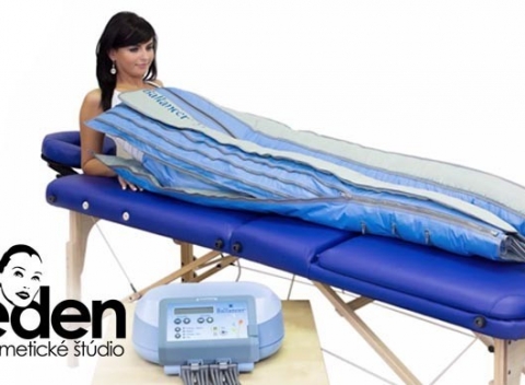 Chudnutie a relax v jednom. Prístrojová lymfodrenáž Ballancer, 24-komorový systém pre štíhlosť.