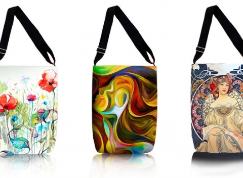 Dizajnové nepremokavé kabelky cez rameno. Vystúpte z dennej šedi a zažite pocit jedinečnosti.