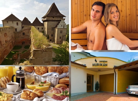 Havlíčkov Brod: Relaxačný pobyt pre 2 osoby na 3-8 dní s raňajkami či polpenziou v penzióne Hurikán.