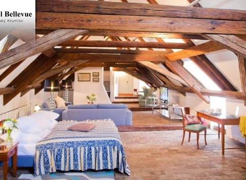 Český Krumlov: romantický pobyt v Hoteli Bellevue**** pre 2 osoby na 1 noc.