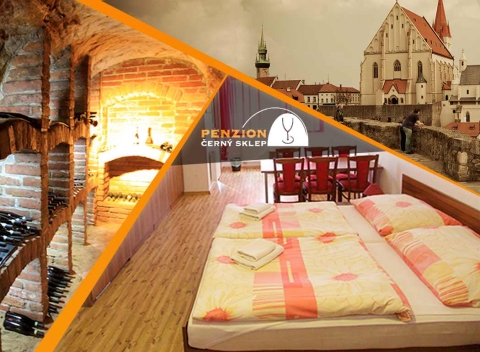 Moravský penzión Černý sklep: kvalitný oddych s ochutnávkou vína a výbornou polpenziou pre 2 osoby.