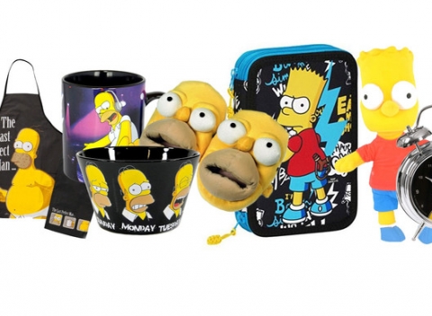 Oficiálna kolekcia The Simpsons - množstvo darčekov pre malých i veľkých fanúšikov.