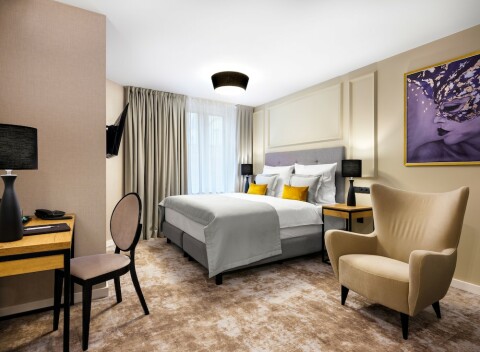 Víkend pre dvoch v centre Krakova s barom, súkromným parkoviskom a terasou